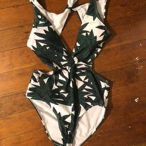 Tropical One Piece Swimsuit